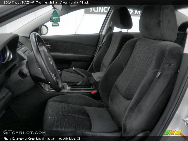 Brilliant Silver Metallic / Black 2009 Mazda MAZDA6 i Touring