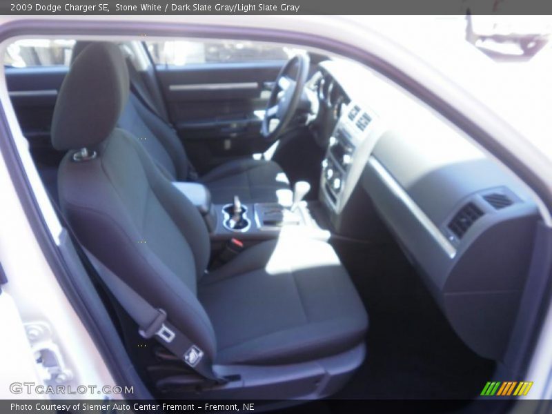 Stone White / Dark Slate Gray/Light Slate Gray 2009 Dodge Charger SE