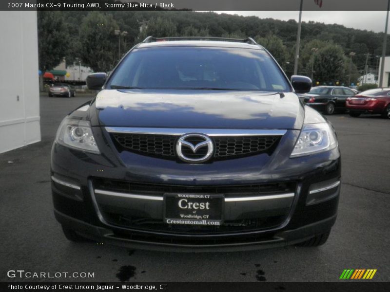 Stormy Blue Mica / Black 2007 Mazda CX-9 Touring AWD