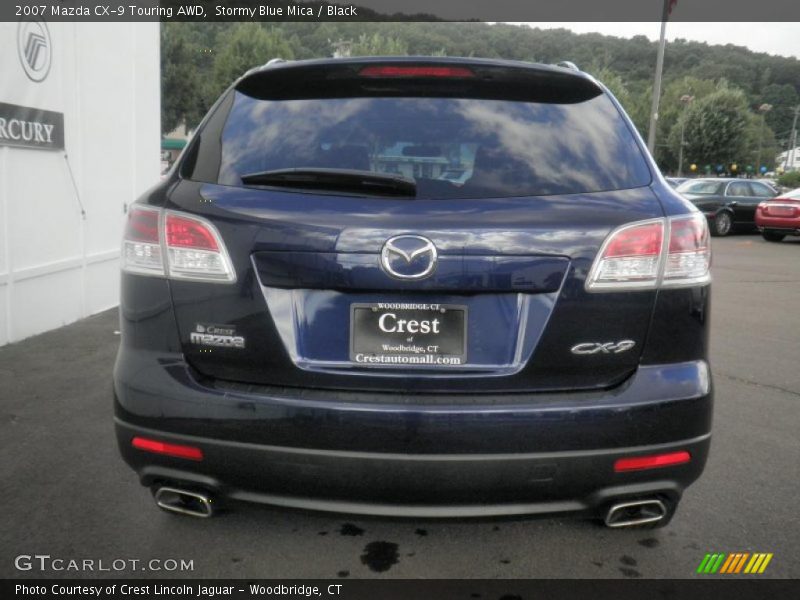Stormy Blue Mica / Black 2007 Mazda CX-9 Touring AWD