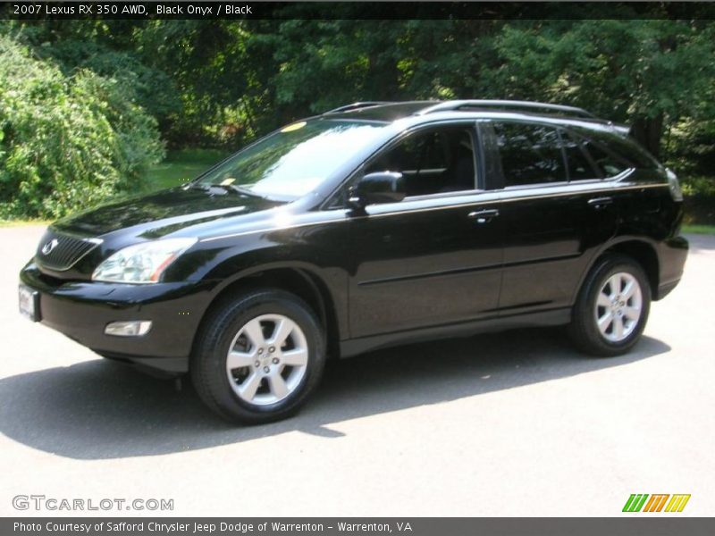 Black Onyx / Black 2007 Lexus RX 350 AWD