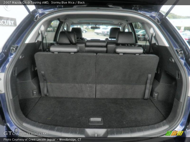 Stormy Blue Mica / Black 2007 Mazda CX-9 Touring AWD
