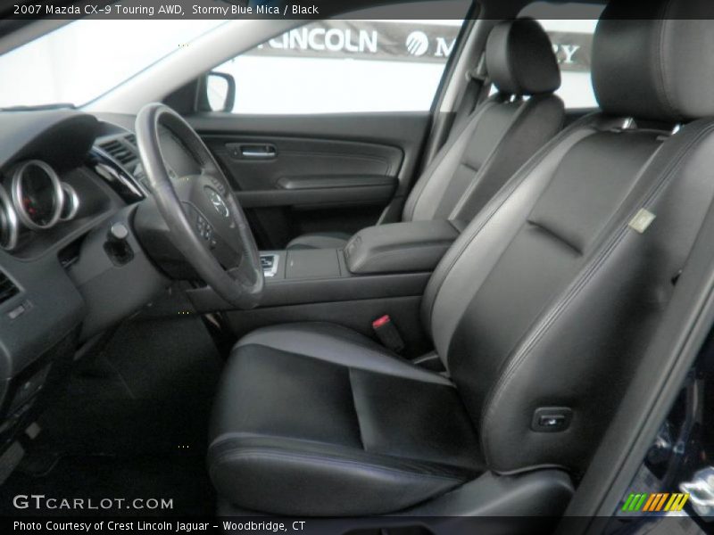 Stormy Blue Mica / Black 2007 Mazda CX-9 Touring AWD