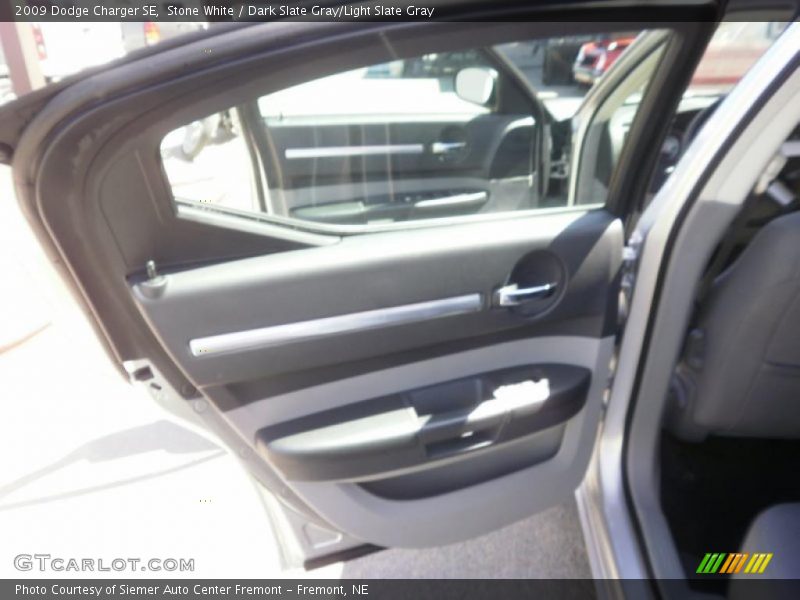 Stone White / Dark Slate Gray/Light Slate Gray 2009 Dodge Charger SE