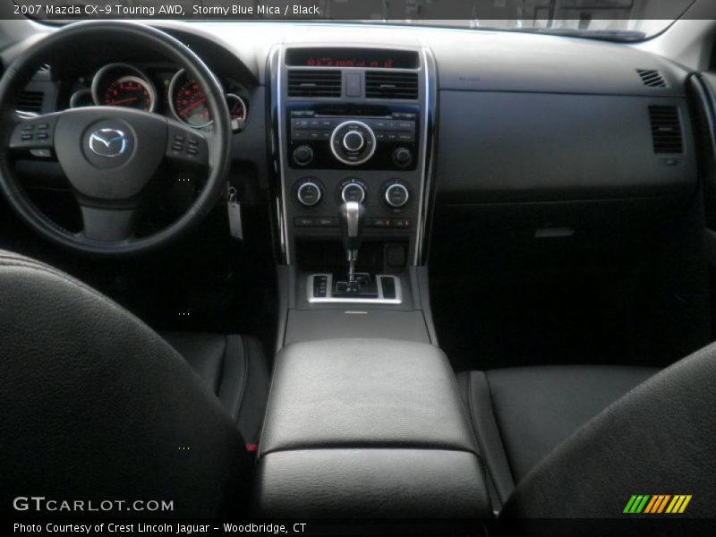 Stormy Blue Mica / Black 2007 Mazda CX-9 Touring AWD