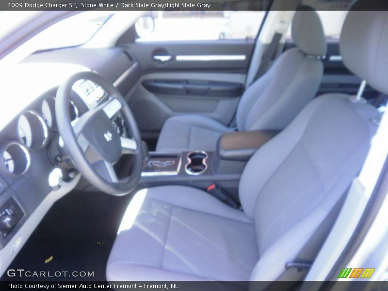 Stone White / Dark Slate Gray/Light Slate Gray 2009 Dodge Charger SE