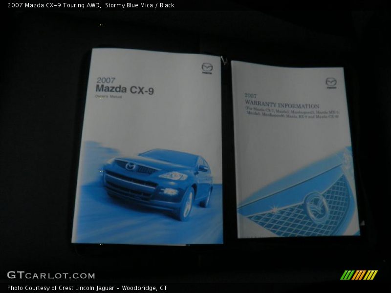 Stormy Blue Mica / Black 2007 Mazda CX-9 Touring AWD