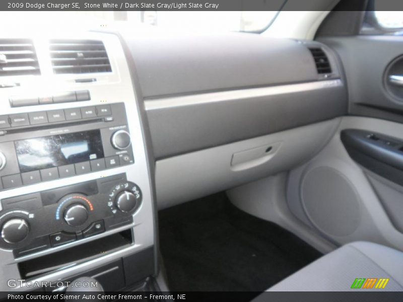 Stone White / Dark Slate Gray/Light Slate Gray 2009 Dodge Charger SE