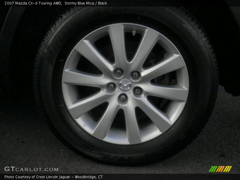 Stormy Blue Mica / Black 2007 Mazda CX-9 Touring AWD