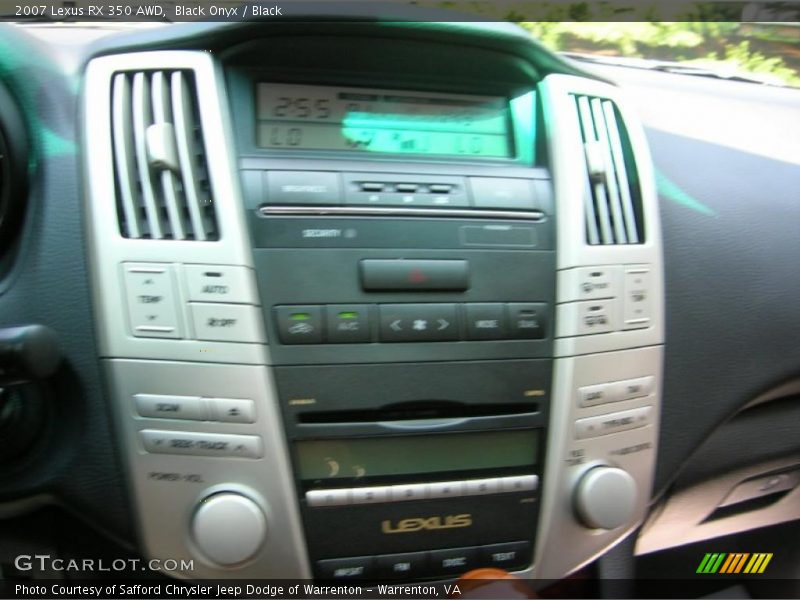 Black Onyx / Black 2007 Lexus RX 350 AWD