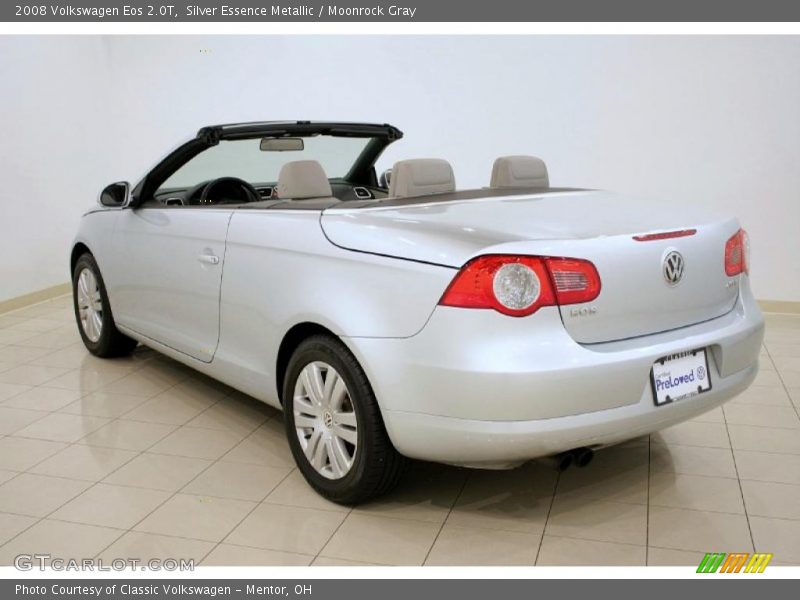Silver Essence Metallic / Moonrock Gray 2008 Volkswagen Eos 2.0T