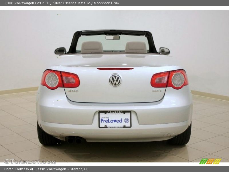 Silver Essence Metallic / Moonrock Gray 2008 Volkswagen Eos 2.0T