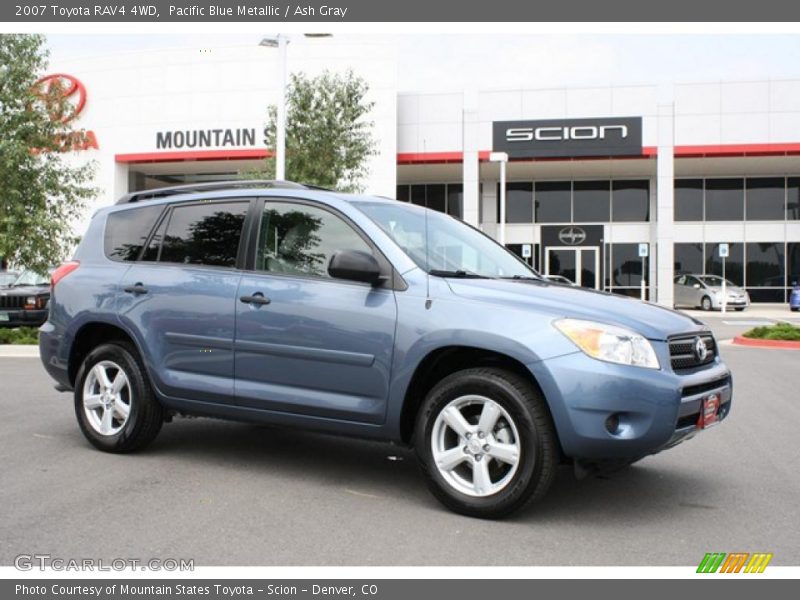 Pacific Blue Metallic / Ash Gray 2007 Toyota RAV4 4WD