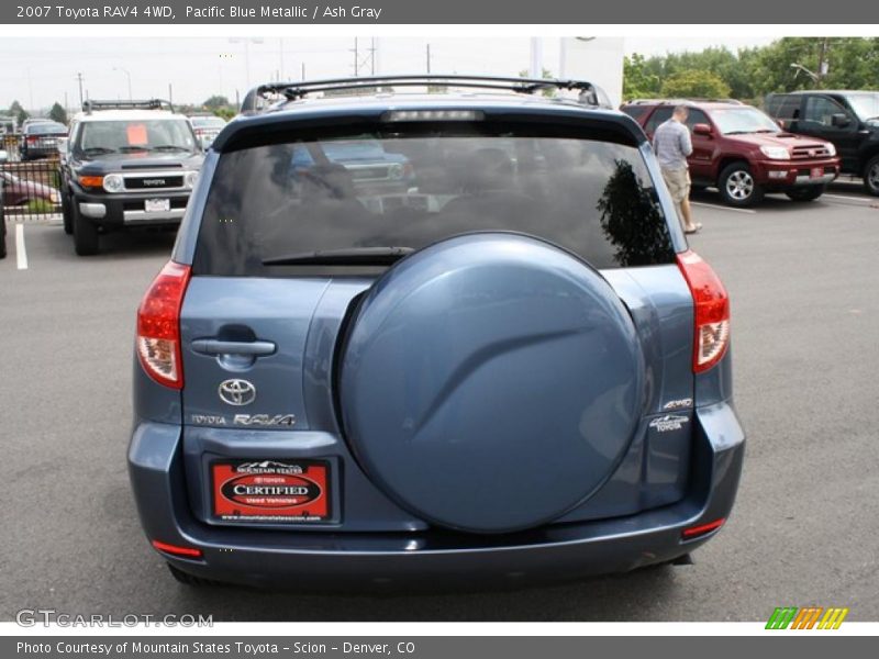 Pacific Blue Metallic / Ash Gray 2007 Toyota RAV4 4WD