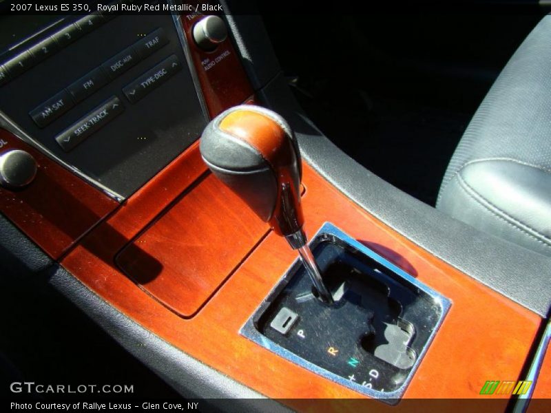 Royal Ruby Red Metallic / Black 2007 Lexus ES 350