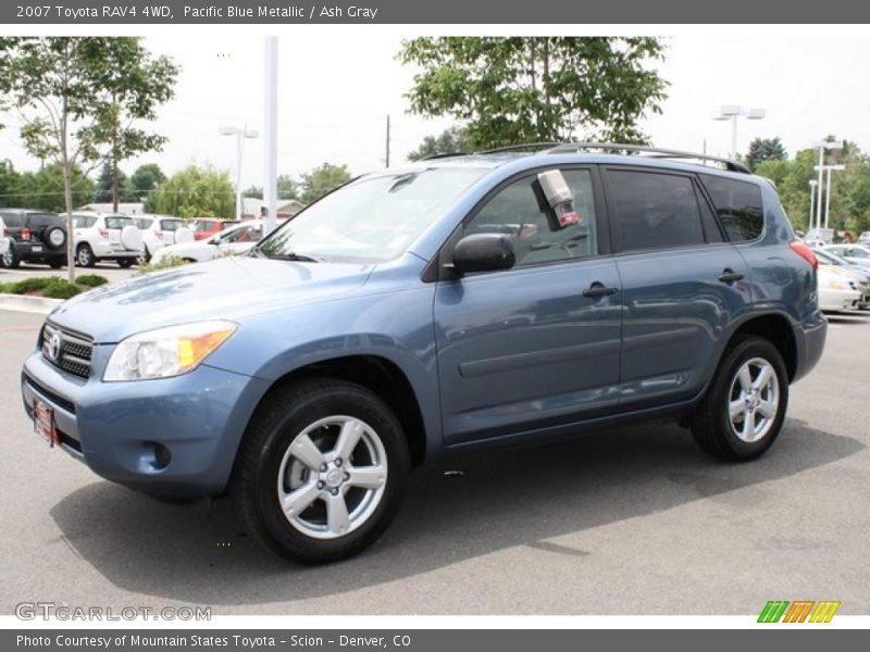Pacific Blue Metallic / Ash Gray 2007 Toyota RAV4 4WD