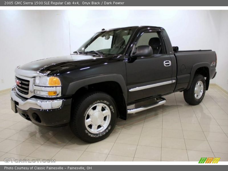 Onyx Black / Dark Pewter 2005 GMC Sierra 1500 SLE Regular Cab 4x4