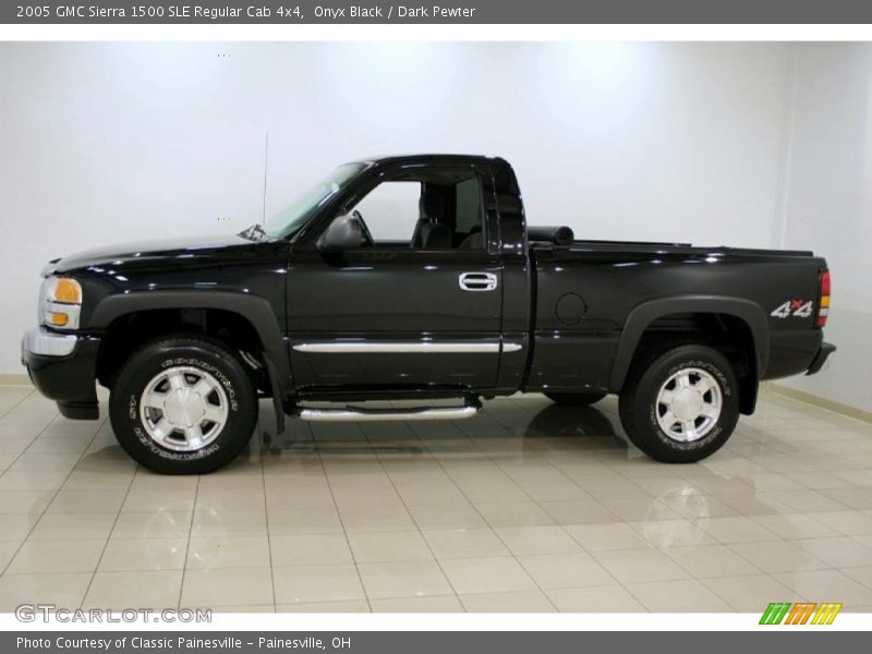 Onyx Black / Dark Pewter 2005 GMC Sierra 1500 SLE Regular Cab 4x4