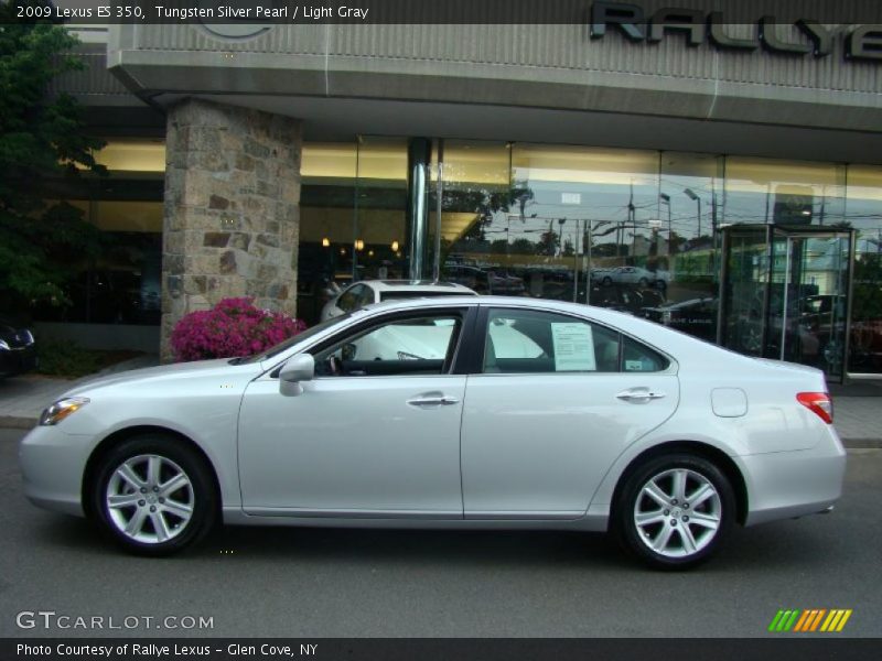 Tungsten Silver Pearl / Light Gray 2009 Lexus ES 350