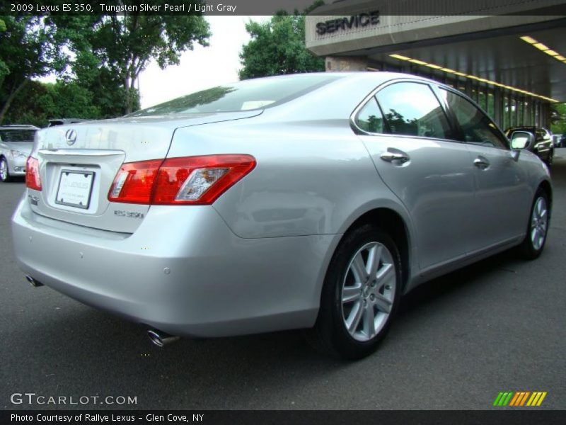 Tungsten Silver Pearl / Light Gray 2009 Lexus ES 350