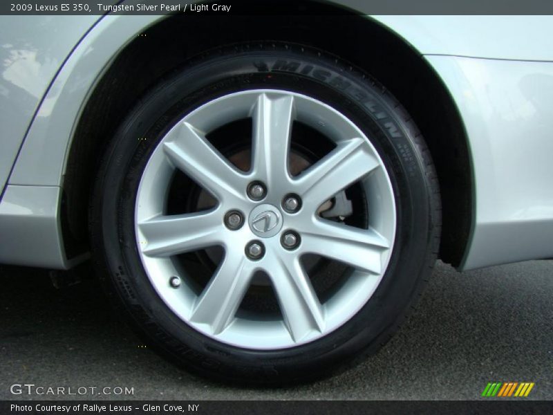 Tungsten Silver Pearl / Light Gray 2009 Lexus ES 350