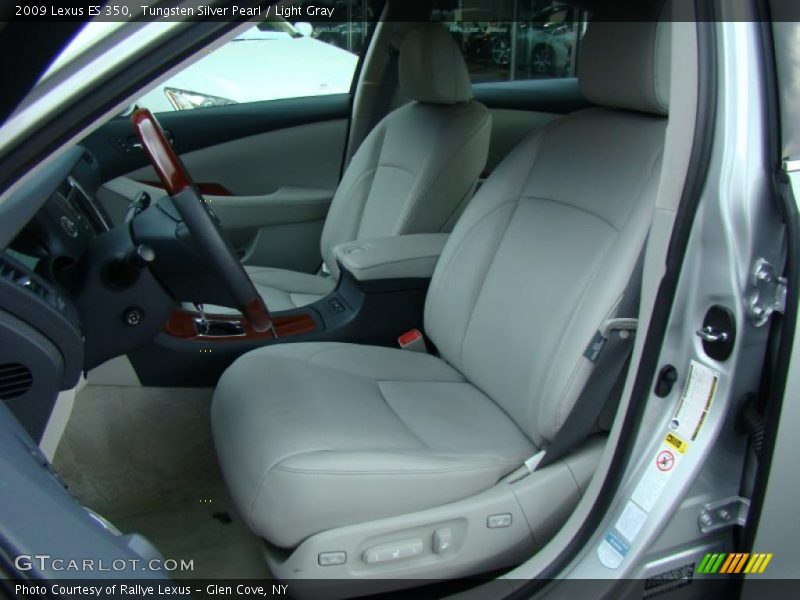 Tungsten Silver Pearl / Light Gray 2009 Lexus ES 350