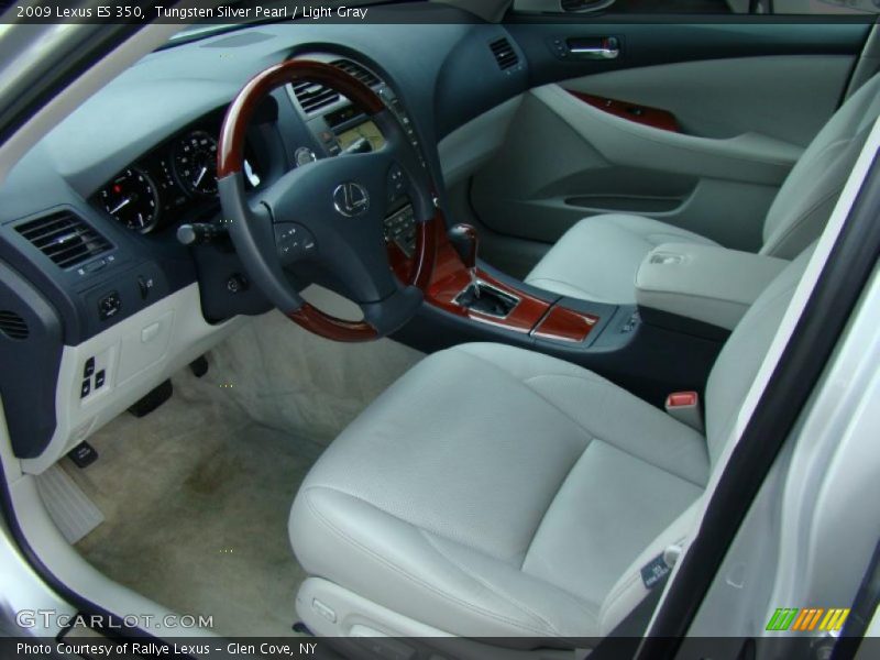 Tungsten Silver Pearl / Light Gray 2009 Lexus ES 350