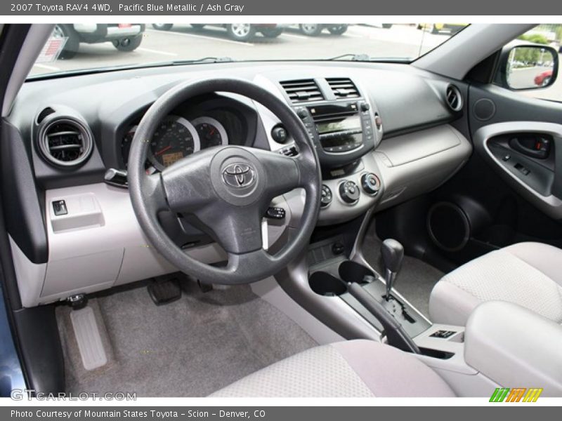 Pacific Blue Metallic / Ash Gray 2007 Toyota RAV4 4WD