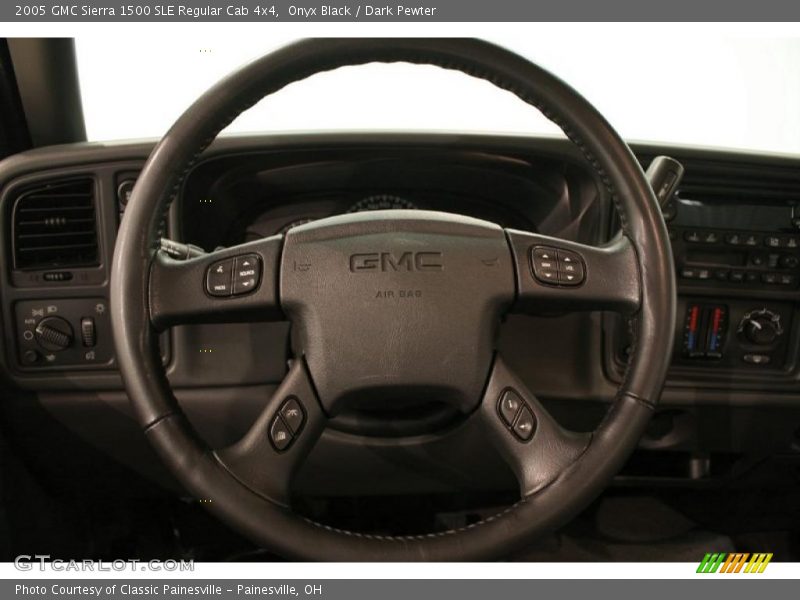 Onyx Black / Dark Pewter 2005 GMC Sierra 1500 SLE Regular Cab 4x4