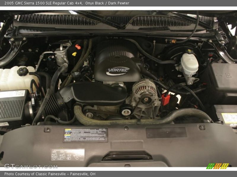 Onyx Black / Dark Pewter 2005 GMC Sierra 1500 SLE Regular Cab 4x4