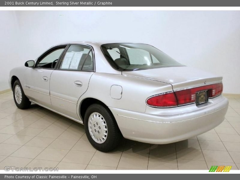 Sterling Silver Metallic / Graphite 2001 Buick Century Limited