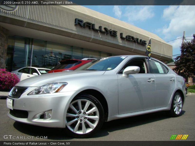 Tungsten Pearl / Black 2009 Lexus IS 250 AWD