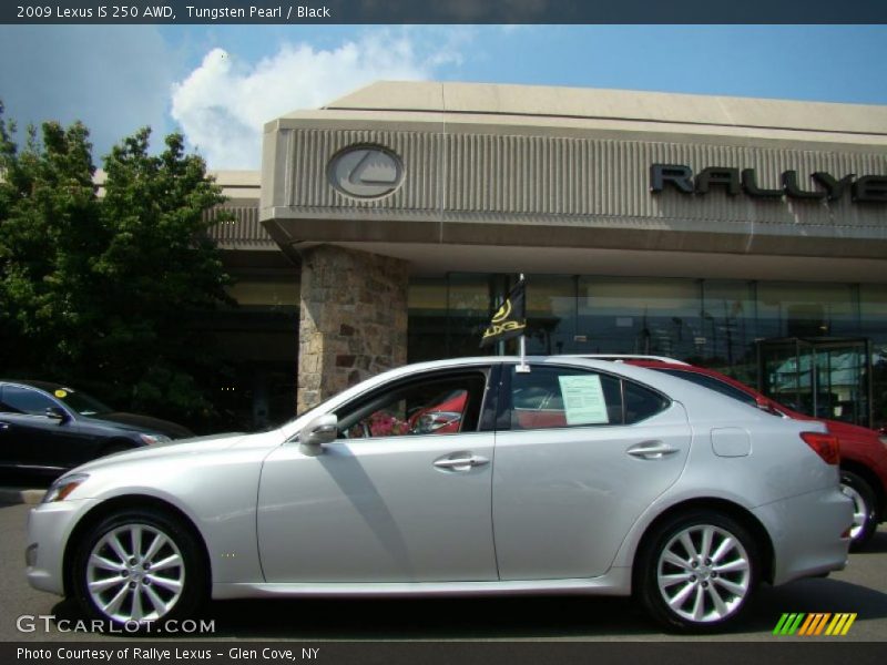 Tungsten Pearl / Black 2009 Lexus IS 250 AWD