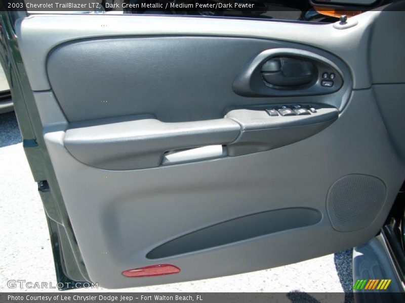 Dark Green Metallic / Medium Pewter/Dark Pewter 2003 Chevrolet TrailBlazer LTZ