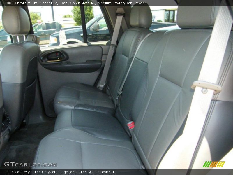 Dark Green Metallic / Medium Pewter/Dark Pewter 2003 Chevrolet TrailBlazer LTZ
