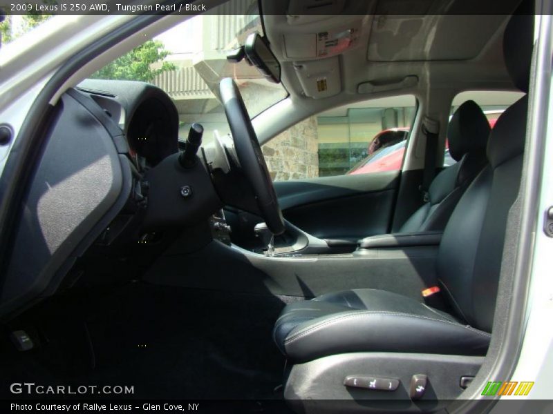 Tungsten Pearl / Black 2009 Lexus IS 250 AWD