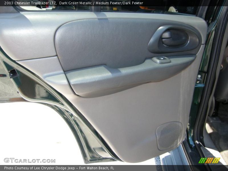 Dark Green Metallic / Medium Pewter/Dark Pewter 2003 Chevrolet TrailBlazer LTZ