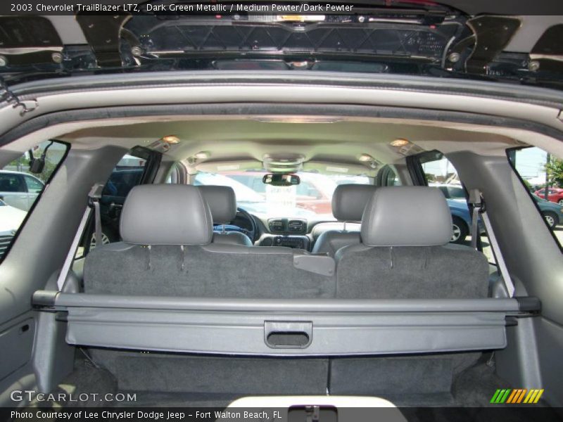 Dark Green Metallic / Medium Pewter/Dark Pewter 2003 Chevrolet TrailBlazer LTZ