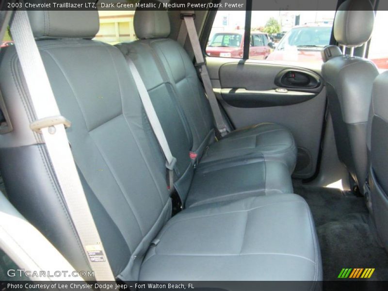Dark Green Metallic / Medium Pewter/Dark Pewter 2003 Chevrolet TrailBlazer LTZ