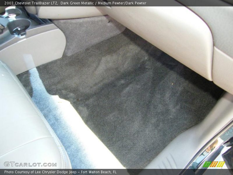 Dark Green Metallic / Medium Pewter/Dark Pewter 2003 Chevrolet TrailBlazer LTZ