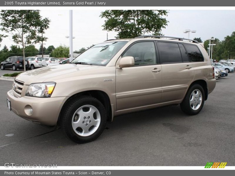 Sonora Gold Pearl / Ivory 2005 Toyota Highlander Limited