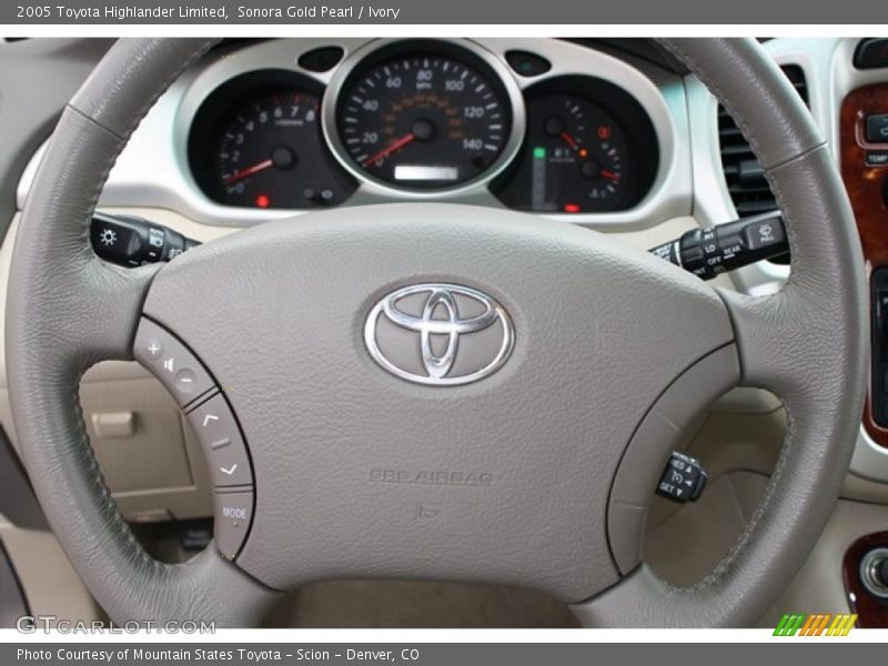 Sonora Gold Pearl / Ivory 2005 Toyota Highlander Limited