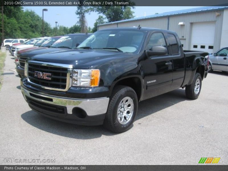 Onyx Black / Dark Titanium 2010 GMC Sierra 1500 SL Extended Cab 4x4