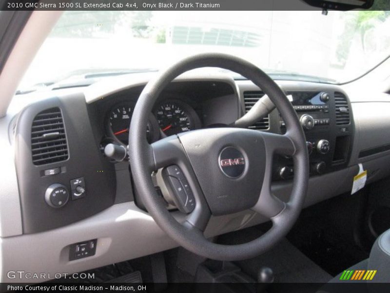 Onyx Black / Dark Titanium 2010 GMC Sierra 1500 SL Extended Cab 4x4