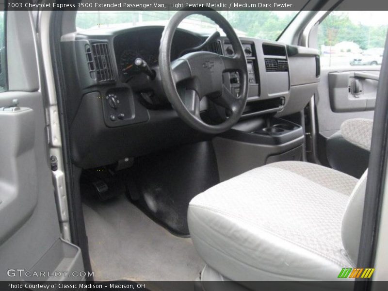 Light Pewter Metallic / Medium Dark Pewter 2003 Chevrolet Express 3500 Extended Passenger Van