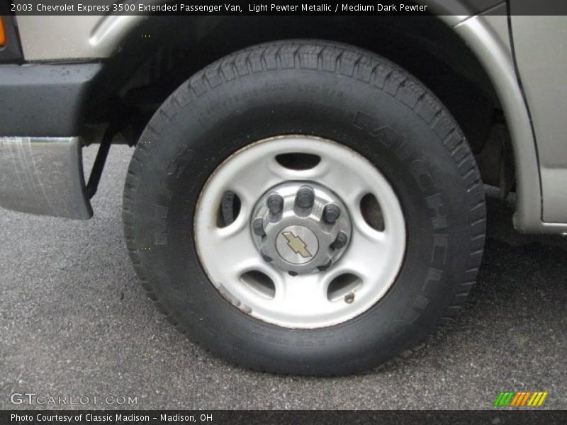 Light Pewter Metallic / Medium Dark Pewter 2003 Chevrolet Express 3500 Extended Passenger Van