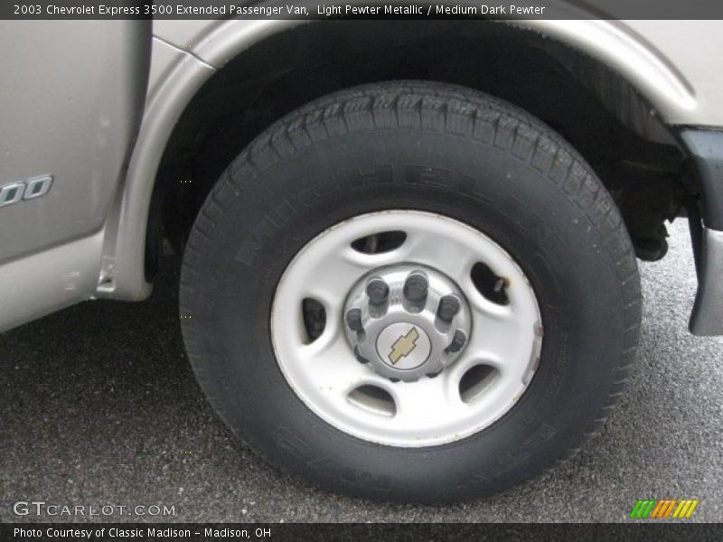 Light Pewter Metallic / Medium Dark Pewter 2003 Chevrolet Express 3500 Extended Passenger Van