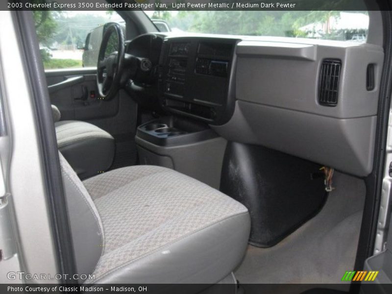 Light Pewter Metallic / Medium Dark Pewter 2003 Chevrolet Express 3500 Extended Passenger Van