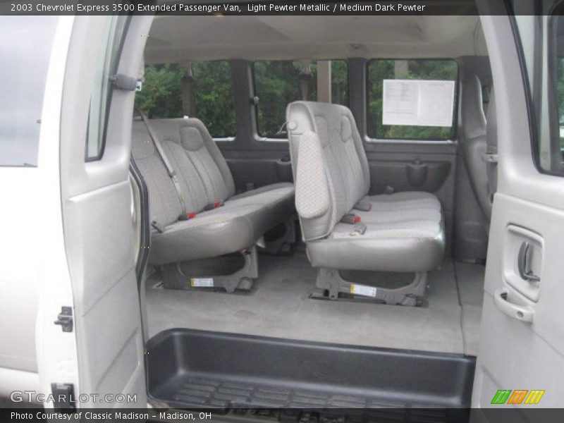Light Pewter Metallic / Medium Dark Pewter 2003 Chevrolet Express 3500 Extended Passenger Van