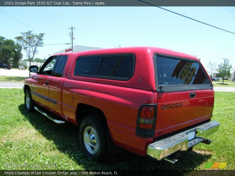 Flame Red / Agate 2001 Dodge Ram 1500 SLT Club Cab